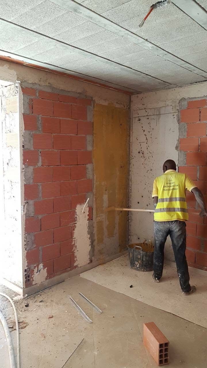 Réalisation plâtre projeté ZEM ZEM - Projet 6