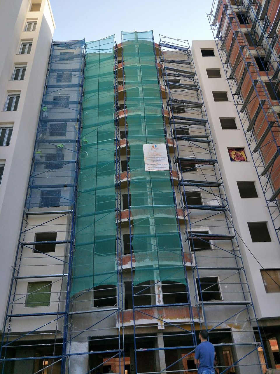 Réalisation plâtre projeté ZEM ZEM - Projet 4